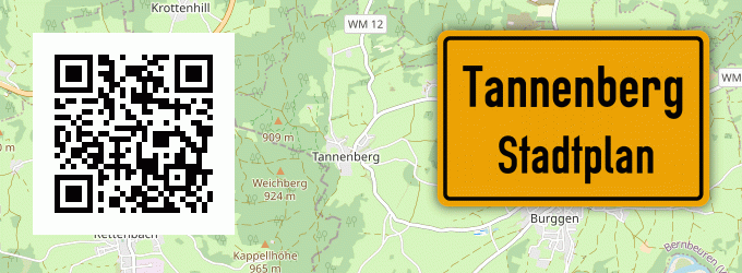 Stadtplan Tannenberg