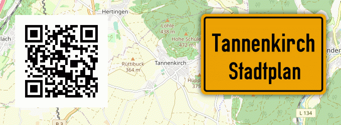 Stadtplan Tannenkirch