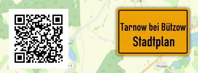 Stadtplan Tarnow bei Bützow