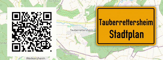 Stadtplan Tauberrettersheim