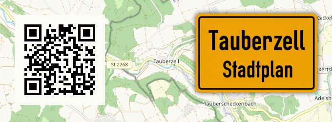 Stadtplan Tauberzell