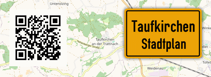 Stadtplan Taufkirchen, Niederbayern