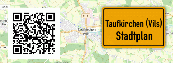 Stadtplan Taufkirchen (Vils)