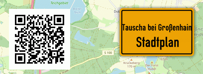 Stadtplan Tauscha bei Großenhain