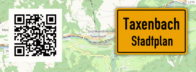 Stadtplan Taxenbach