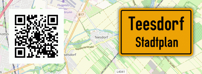 Stadtplan Teesdorf