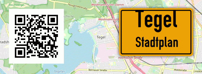 Stadtplan Tegel