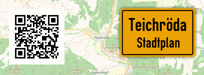 Stadtplan Teichröda