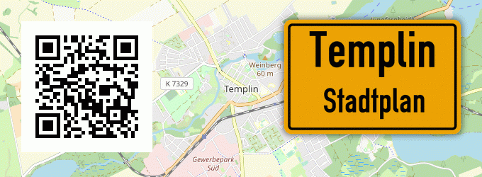 Stadtplan Templin
