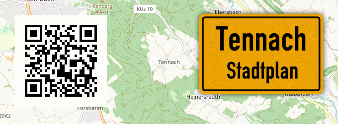 Stadtplan Tennach