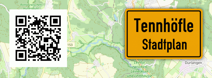 Stadtplan Tennhöfle