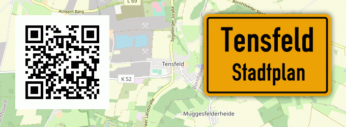 Stadtplan Tensfeld