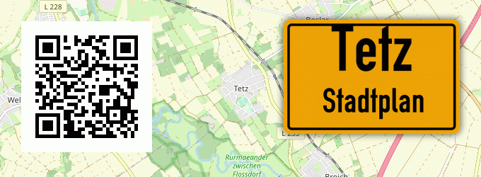 Stadtplan Tetz