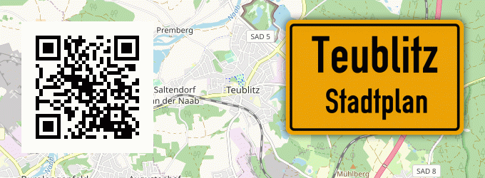 Stadtplan Teublitz