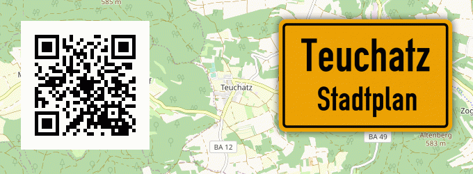 Stadtplan Teuchatz