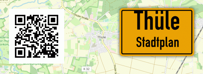 Stadtplan Thüle, Westfalen