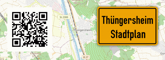 Stadtplan Thüngersheim