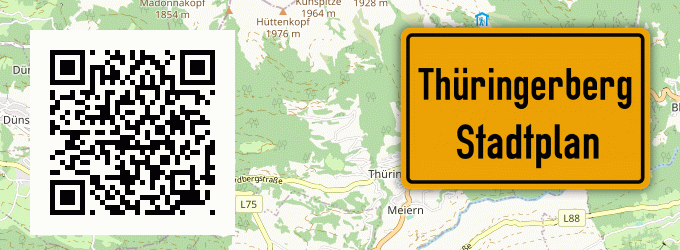 Stadtplan Thüringerberg