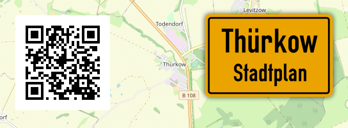 Stadtplan Thürkow
