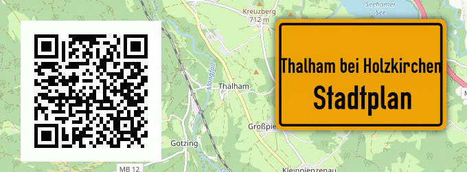 Stadtplan Thalham bei Holzkirchen, Oberbayern