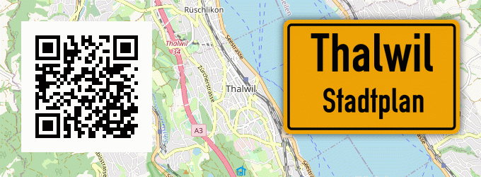 Stadtplan Thalwil