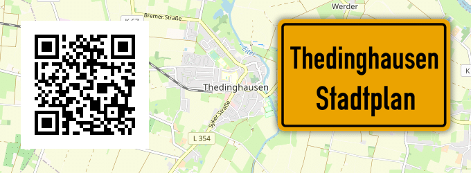 Stadtplan Thedinghausen