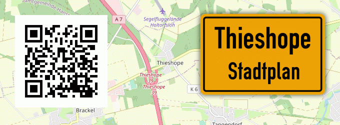 Stadtplan Thieshope