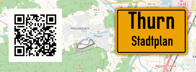 Stadtplan Thurn