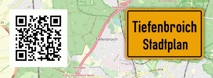 Stadtplan Tiefenbroich