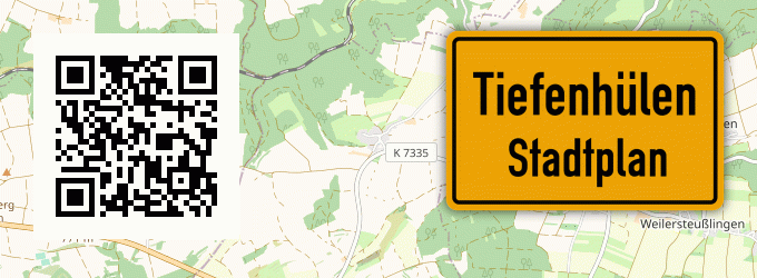 Stadtplan Tiefenhülen