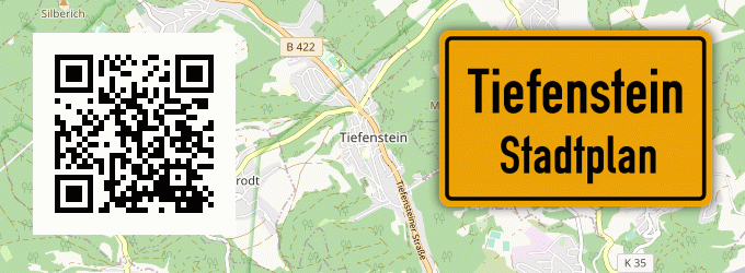 Stadtplan Tiefenstein