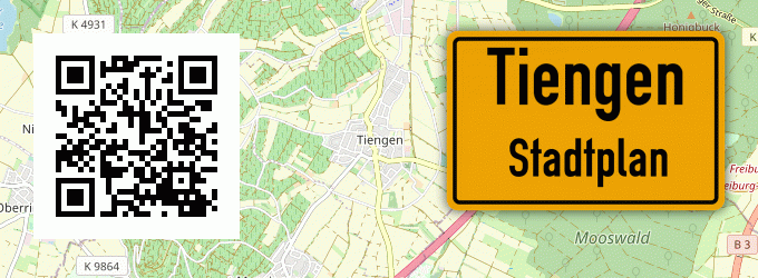 Stadtplan Tiengen