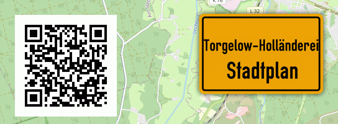 Stadtplan Torgelow-Holländerei