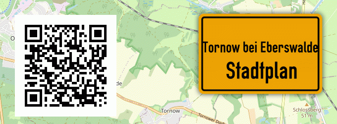 Stadtplan Tornow bei Eberswalde