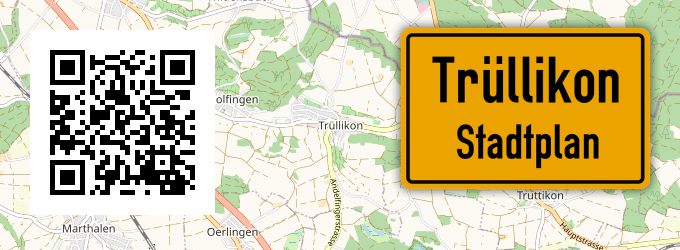 Stadtplan Trüllikon