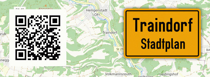 Stadtplan Traindorf, Oberfranken