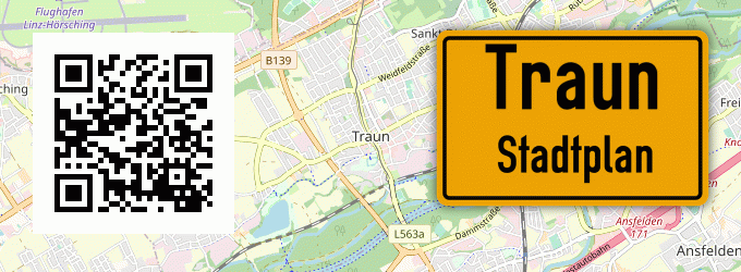 Stadtplan Traun