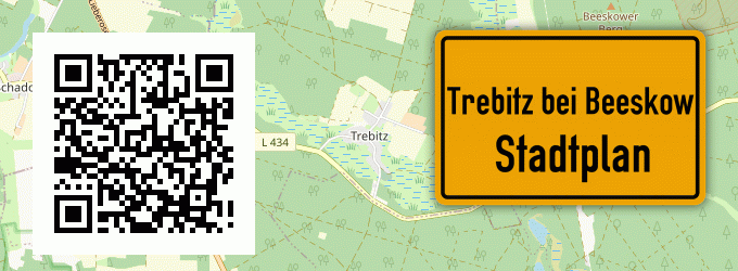 Stadtplan Trebitz bei Beeskow