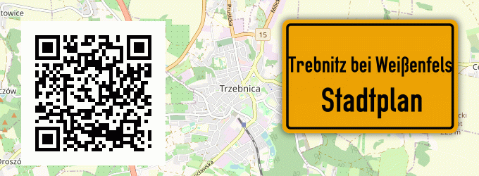 Stadtplan Trebnitz bei Weißenfels