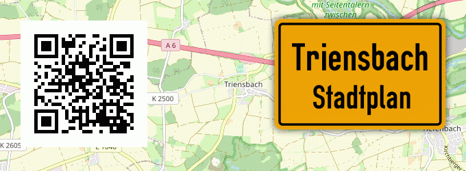 Stadtplan Triensbach
