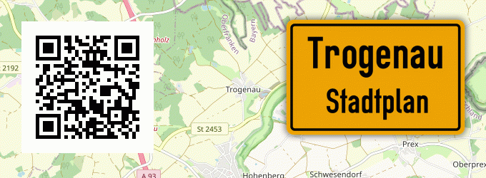 Stadtplan Trogenau