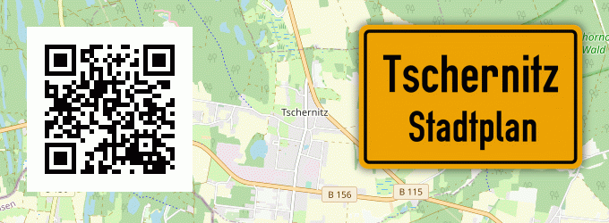 Stadtplan Tschernitz