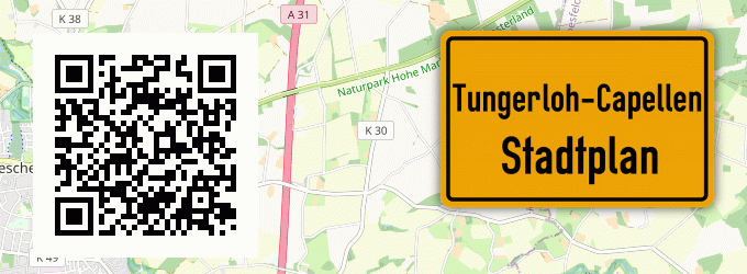 Stadtplan Tungerloh-Capellen