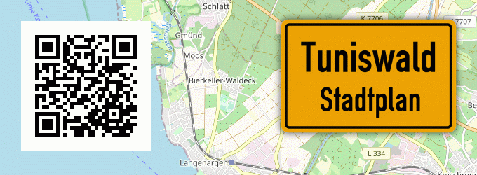 Stadtplan Tuniswald