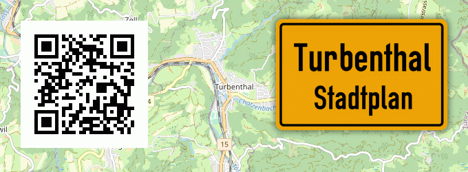 Stadtplan Turbenthal