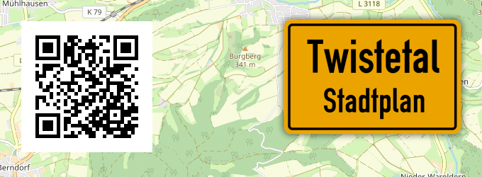 Stadtplan Twistetal