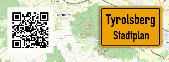 Stadtplan Tyrolsberg