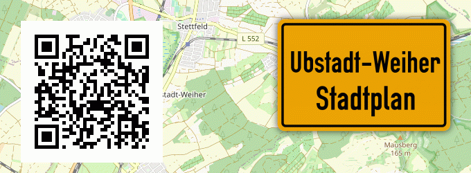 Stadtplan Ubstadt-Weiher