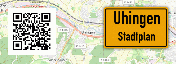 Stadtplan Uhingen