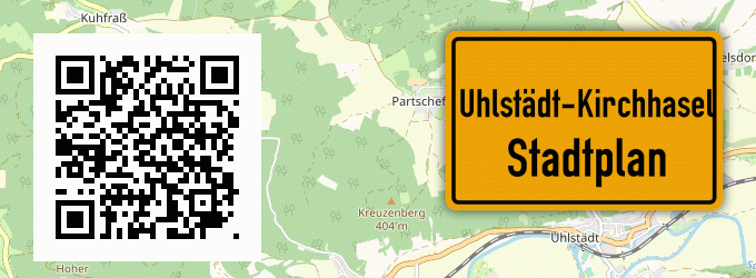 Stadtplan Uhlstädt-Kirchhasel